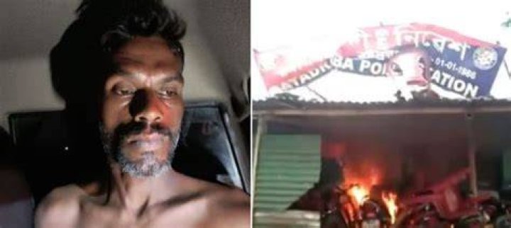 
Another accused in Assam police station arson case held 