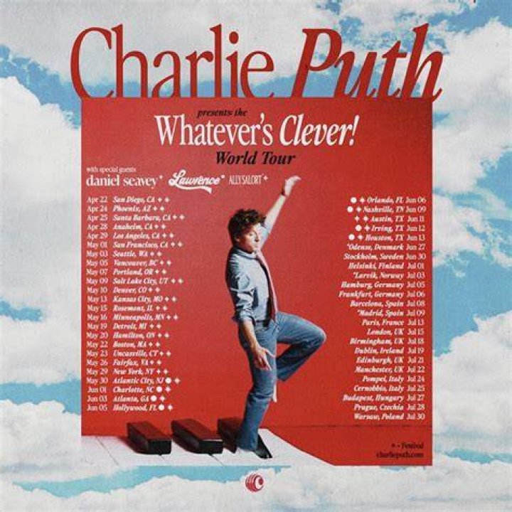 
Charlie Puth Announces North American Tour: Dates, Venues, Tickets, and More 