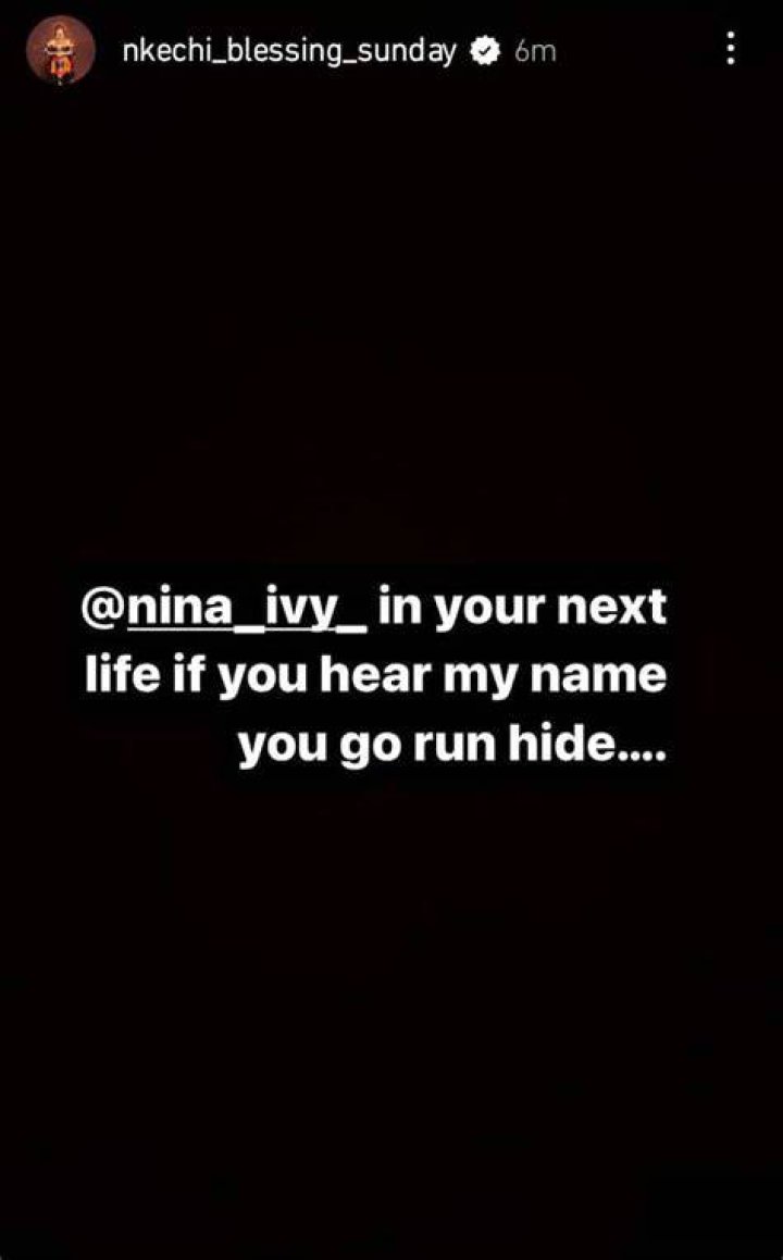 
“If You Hear My Name In Your Next Life, You Will Run.” Nkechi Blessing Is Dragging Ivy Nina 