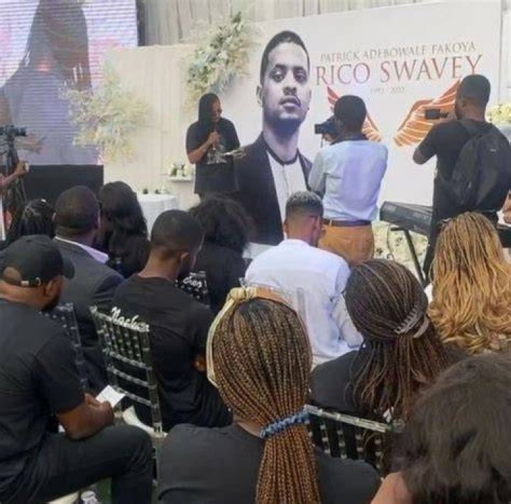 
Netizens React, As Some Celebrities Cry At Late Rico Swavey’s Evening Of Tribute 