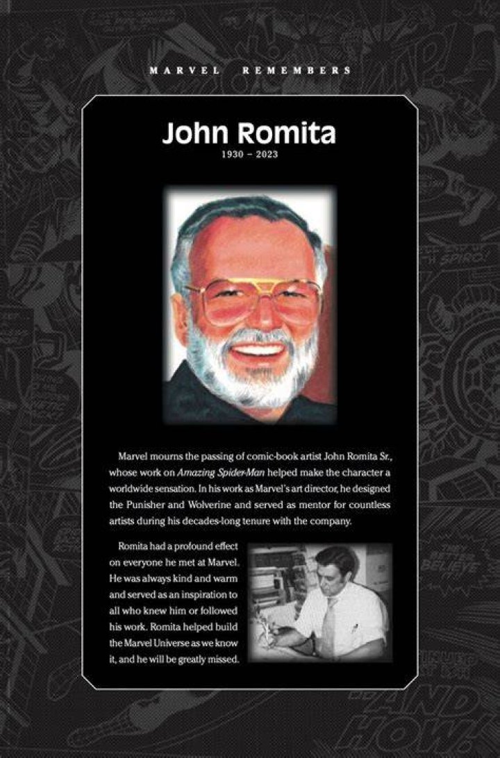 
Who is John Romita Jr, John Romita Sr’s son? 
